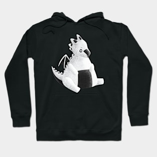 Kawaii Onigiri Dragon - Without Background Hoodie